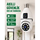 Beruflic Wifi Ampul Güvenlik Kamerası 1080P Full Hd Gece Görüşlü ve Hareket Algılamalı