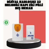 Beruflic Wireless Kapı Zili Pratik ve Zahmetsiz Günlük Kullanım - Renkli - 1