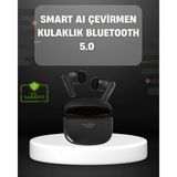 Beruflic Yapay Zeka Destekli Bluetooth Kulaklık Anlık Çeviri ve Gürültü Engelleme - Çok Renkli