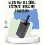 Beruflic Yüksek Kapasiteli 50.000 Mah Powerbank – Type-C, Lightning ve Micro USB Uyumlu, Çoklu Cihaz Şarj Özellikli - Çok Renkli