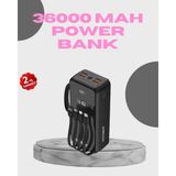 Beruflic Yüksek Kapasiteli Powerbank Hızlı Şarj ve Kablosuz Destekli - Çok Renkli