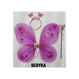 Beryka LED Işıklı Kelebek kanatlar fuşya - 2-10 Yaş Kız Çocuk