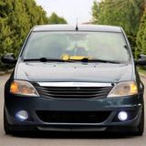 Bes Tuning Dacia Logan 2009-2020 Uyumlu Evrensel 2 Parça Astra H Model Ön Ek Tampon Dili Lip Esnek Karlık