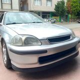 Bes Tuning Honda Civic Ies 1996-2000 Uyumlu Evrensel 2 Parça Astra H Model Ön Ek Tampon Dili Lip Esnek Karlık