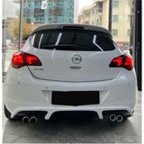 Bes Tuning Opel Astra J Hb Irmscher Difüzör Plastik 2009-2012 Uyumlu Parlak Siyah