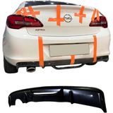 Bes Tuning Opel Astra J Sedan Difüzör (Plastik) 2012-2020 Parlak Siyah