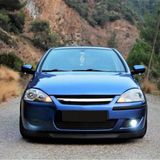 Bes Tuning Opel Corsa C 2000-2006 Uyumlu Evrensel 2 Parça Astra H Model Ön Ek Tampon Dili Lip Esnek Karlık
