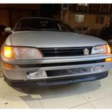 Bes Tuning Toyota Corolla 1991-1998 Uyumlu Evrensel 2 Parça Astra H Model Ön Ek Tampon Dili Lip Esnek Karlık
