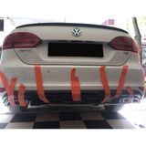 Bes Tuning Vw Jetta Makyajsız Egzoz Görünüm Difüzör 2010-2014 Parlak Siyah