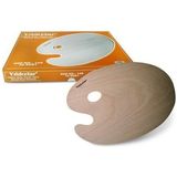 beş yıldızlar ahşap oval palet no:2 145 - Yok