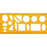 beş yıldızlar geometrik şablon cetvel 1,25 cm kod.040 - Yok