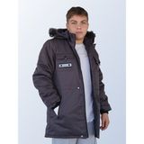 Besa Damla Çocuk Gri Mont – Besa Trend - 14 - 15 Yaş - Gri - Koyu Gri