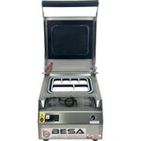 Besa Endüstriyel Besa Altı Bölmeli Catering Tabldot Yemek Paketleme Makinesi - Inox