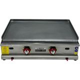 Besa Endüstriyel Besa Üret 70 cm Elektrikli Pleyt Izgara - Inox - Siyah