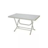 Besa Plastik Katlanır Masa 70X120 Kırık Beyaz