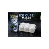 BESA3DProtoype Premium Halka Buz Kalıbı | 6'lı Büyük Silikon Buz Kalıbı | İçecekleri Daha Uzun Soğuk Tutar