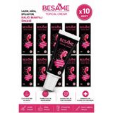 Besame Cosmetic Besame Topical Krem 10ML - 10lu Paket acı azaltıcı anestezi krem Lazer Epilasyon Ağda Dolgu Prp Kalıcı Makyaj
