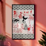 Besay Retro Vintage Duvar Posteri-Klasik Sanat-Estetik Dekoratif A2 Çerçevesiz