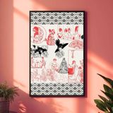 Besay Retro Vintage Duvar Posteri-Klasik Sanat-Estetik Dekoratif A3 Çerçevesiz