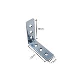 Beşel 10 Ad. L Demir Gönye Köşebent 15x45x45mm - Mobilya Dolap Raf Masa Çekmece Köşe Sabitleme Birleştirme
