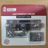 Beşel Kapı Emniyet Kilidi Zinciri Krom Renginde Yerli Üretim Door Safety Chaın