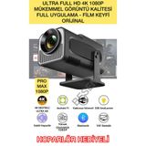 Besenders HY320 1080P 4K PROMAX ORJ Taşınabilir Projeksiyon YeniVersiyon Android Wifi BT AkıllıSinemaProjektör