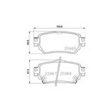 Beşer 4283 Arka Fren Balatası Qashqai 2013- Renault Kadjar 2015- 440606633r