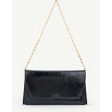 Beshora Matias Zincir Askılı Kadın El ve Omuz Çantası – Şık Portföy Clutch - Siyah