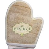 Beşikçi Parmaklı Eldiven Banyo Lifi 19,5*16 cm - Bej