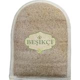 Beşikçi Parmaksız Eldiven Banyo Kabak Lifi (Kesesi) 20*15 Cm