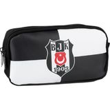 Beşiktaş 2 Bölmeli 1903 Logo Baskılı Suni Deri Kalemlik (25363)