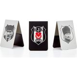 Beşiktaş Atatürk 3'lü Mıknatıslı Kitap Ayracı Seti - Lisanslı Orijinal
