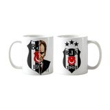 Beşiktaş Atatürk Porselen Kupa Bardak 002 Çok Renkli GHSTBSTRKP0051