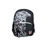 Beşiktaş Baskılı Lisanslı Desenli Fermuarlı Okul Sırt Çantası, Unisex, Siyah