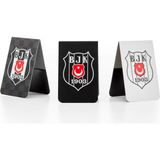 Beşiktaş Bayrak Armalar 3'lü Mıknatıslı Kitap Ayracı Seti - Lisanslı Orijinal