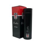 Beşiktaş Beşiktaş 500ml Lisanslı Çift Katlı Paslanmaz Çelik Termos 8 Saat Sıcak Soğuk Hediye Kutulu Siyah