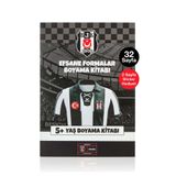 Beşiktaş Boyama Kitabı Efsane Formalar 5 Yaş Üzeri - Sticker Hediyeli Lisanslı Orijinal