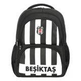 Beşiktaş Çocuk Beşiktaş Baskılı Lisanslı 4 Bölmeli Fermuarlı Okul Sırt Çantası 25339