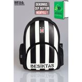 Beşiktaş "DEKOMUS CEP DEFTERİ HEDİYELİ" YENİ SEZON LİSANSLI OKUL ÇANTASI