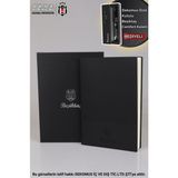 Beşiktaş Dekomus Ile Lisanslı Beşiktaş Kutulu Sert Kapak Deri Ajanda "özel Kutulu Comfort Kalem Hediyeli" - Siyah - 1