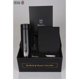 Beşiktaş Dekomus Ile Lisanslı Beşiktaş Özel Kutulu Premıum 500 ml Çelik Termos,deri Ajanda,hybrıd Tükenmez Kalem Seti - 120 ml - Altın