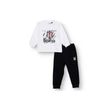 Beşiktaş Erkek Bebek Pijama Takımı Bisiklet Yaka Long Sleeve Reçme
