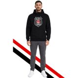 Beşiktaş Erkek Kapüşonlu Sweatshırt Logolu
