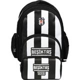 Beşiktaş Ikili Okul Çantası ve Kalemlik Seti Siyah - Beyaz (Beşiktaş 1903 Baskılı) Erkek Çocuk - SETBJK26357C - Beyaz - Siyah