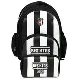 Beşiktaş İkili Okul Çantası ve Kalemlik Seti Siyah - Beyaz (Beşiktaş 1903 Baskılı) Erkek Çocuk - SETBJK26357C