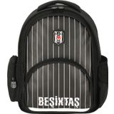 Beşiktaş İnce Çubuk Desenli Üç Gözlü Erkek Çocuk Okul Ve Günlük Sırt Çantası - Me25352