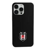 Beşiktaş Iphone 11 Pro Max Uyumlu Beşiktaş Logo Telefon Kılıfı Siyah