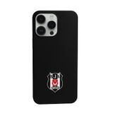 Beşiktaş Iphone 12 Pro Uyumlu Logo Siyah Telefon Kılıfı Siyah