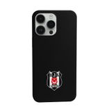 Beşiktaş Iphone 13 Pro Max Uyumlu Logo Siyah Telefon Kılıfı Siyah
