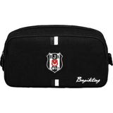 Beşiktaş Kalem Çantası Emprime Baskı Detaylı Kanvas 26382 - 1 - Yok